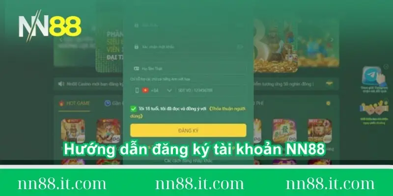 Đăng ký NN88 để tận hưởng trải nghiệm cá cược chuyên nghiệp 2 huong dan dang ky tai khoan nn88