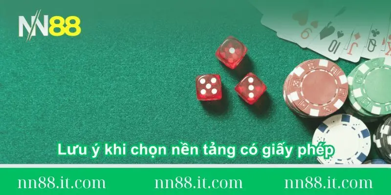 Giấy phép hoạt động tại NN88 và tầm quan trọng trong cá cược 3 luu-y-khi-chon-nen-tang-co-giay-phep-hoat-dong